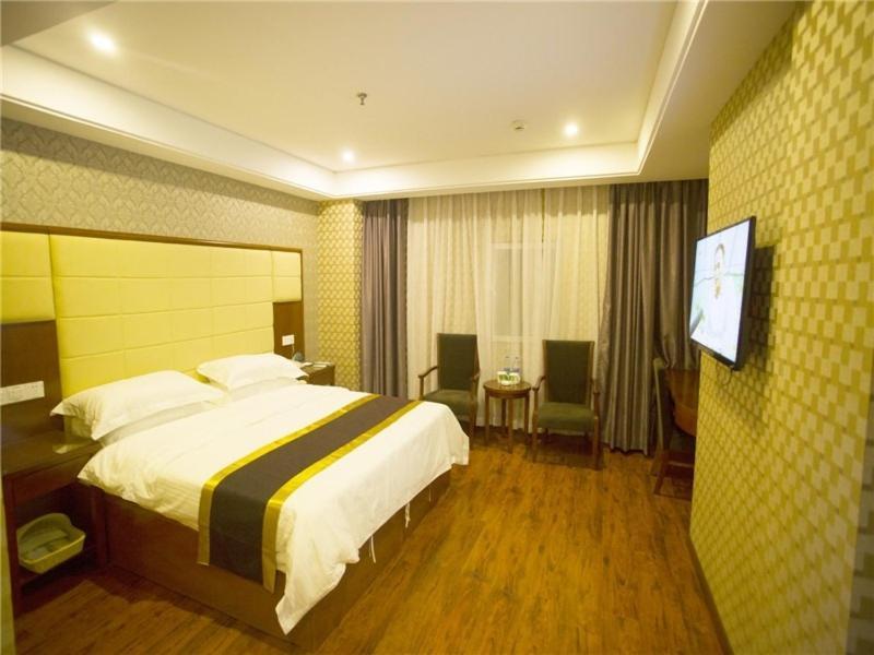 Greentree Inn Anhui Fuyang Yijing International North Door Busniess Hotel Ngoại thất bức ảnh